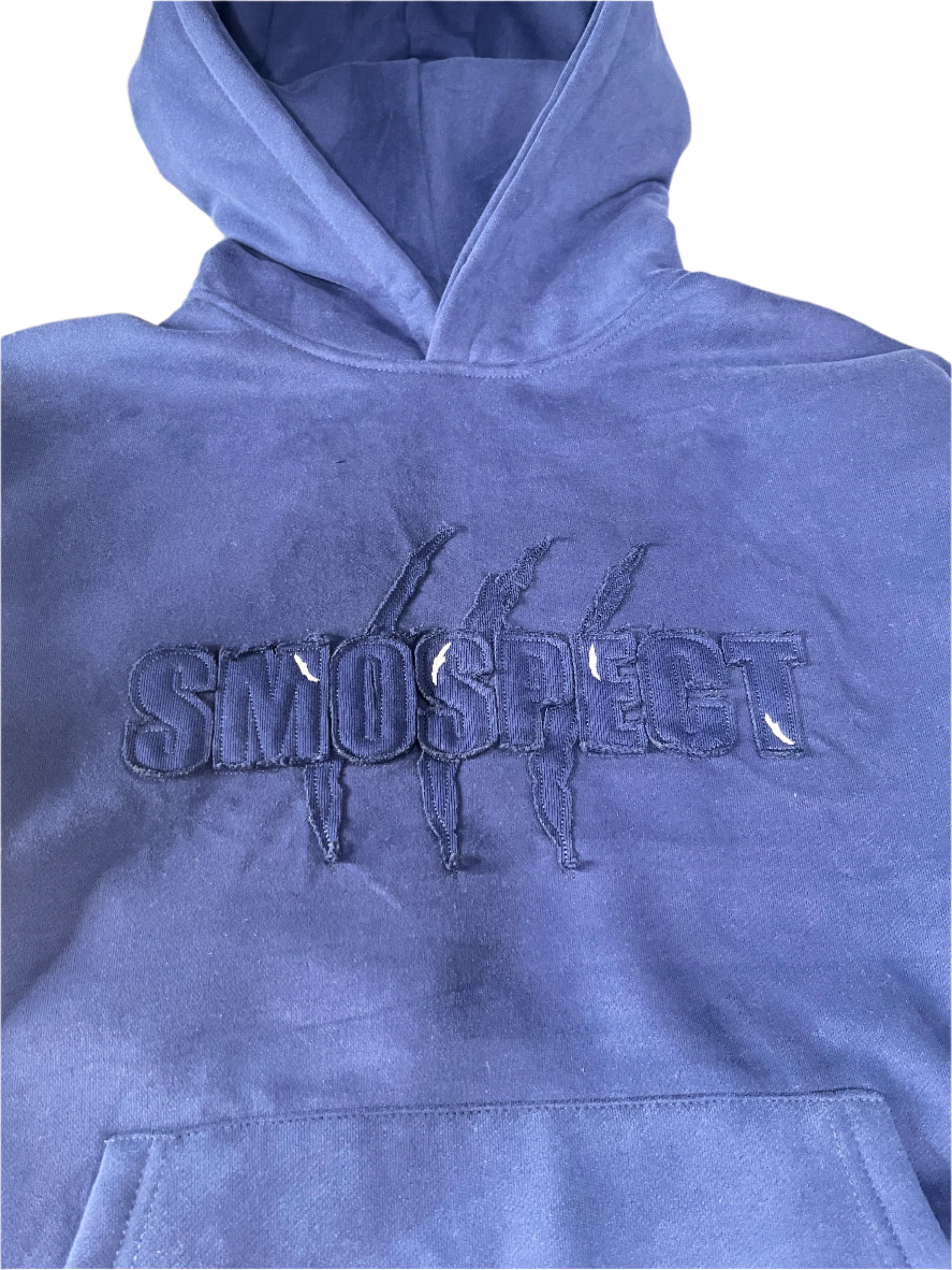 SP BLUE DISTRESSED HOODIE
