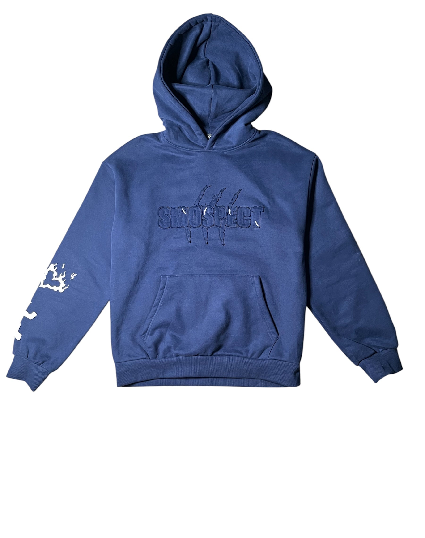 SP BLUE DISTRESSED HOODIE