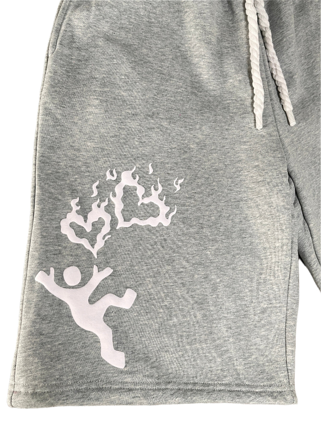 SP GREY DISTRESSED SHORTS