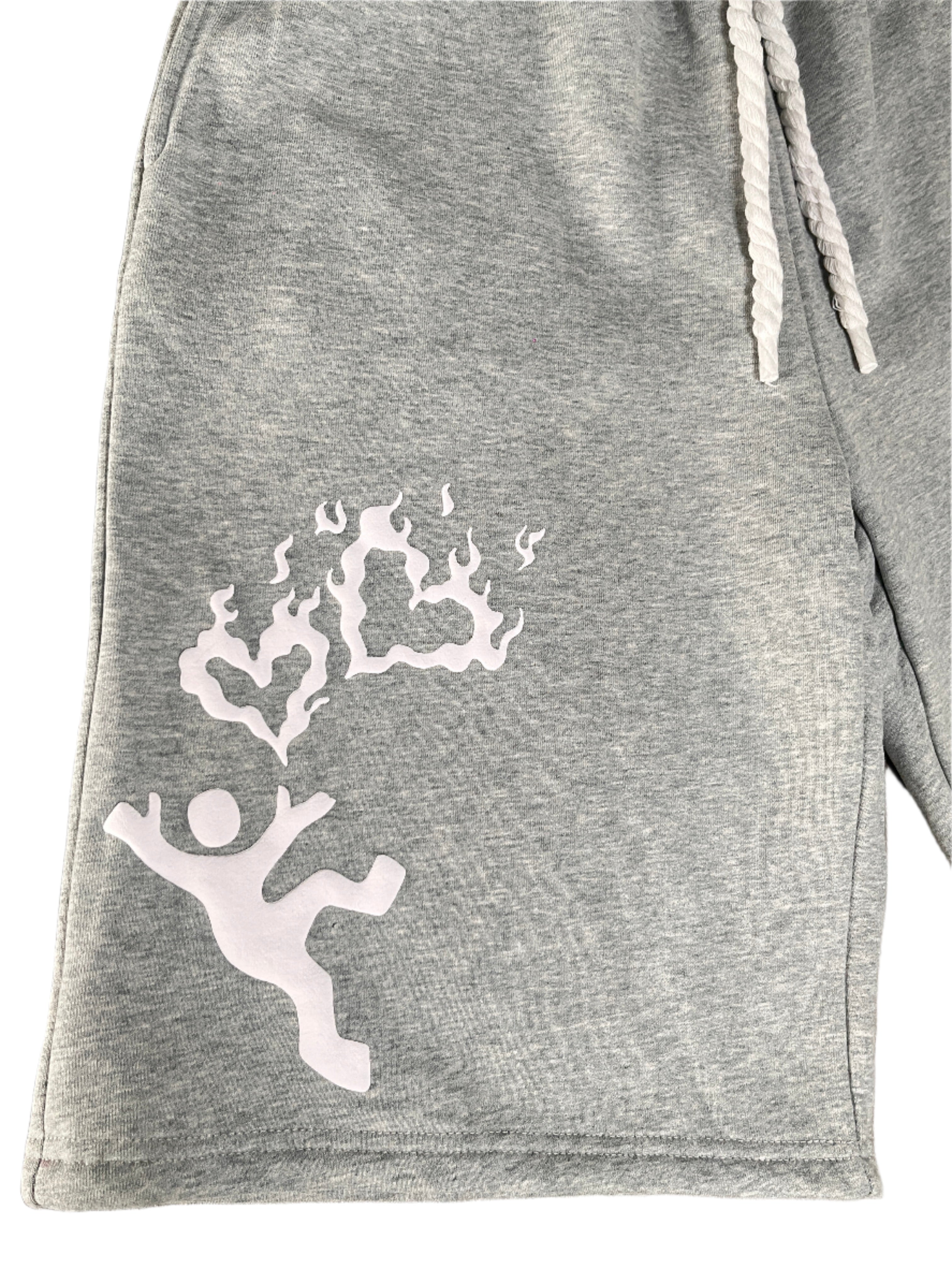 SP GREY DISTRESSED SHORTS
